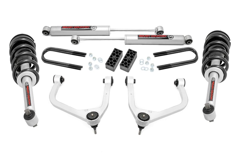 Kit de suspensión completa 3.5" Rough Country N3 Chevrolet Silverado (25+)