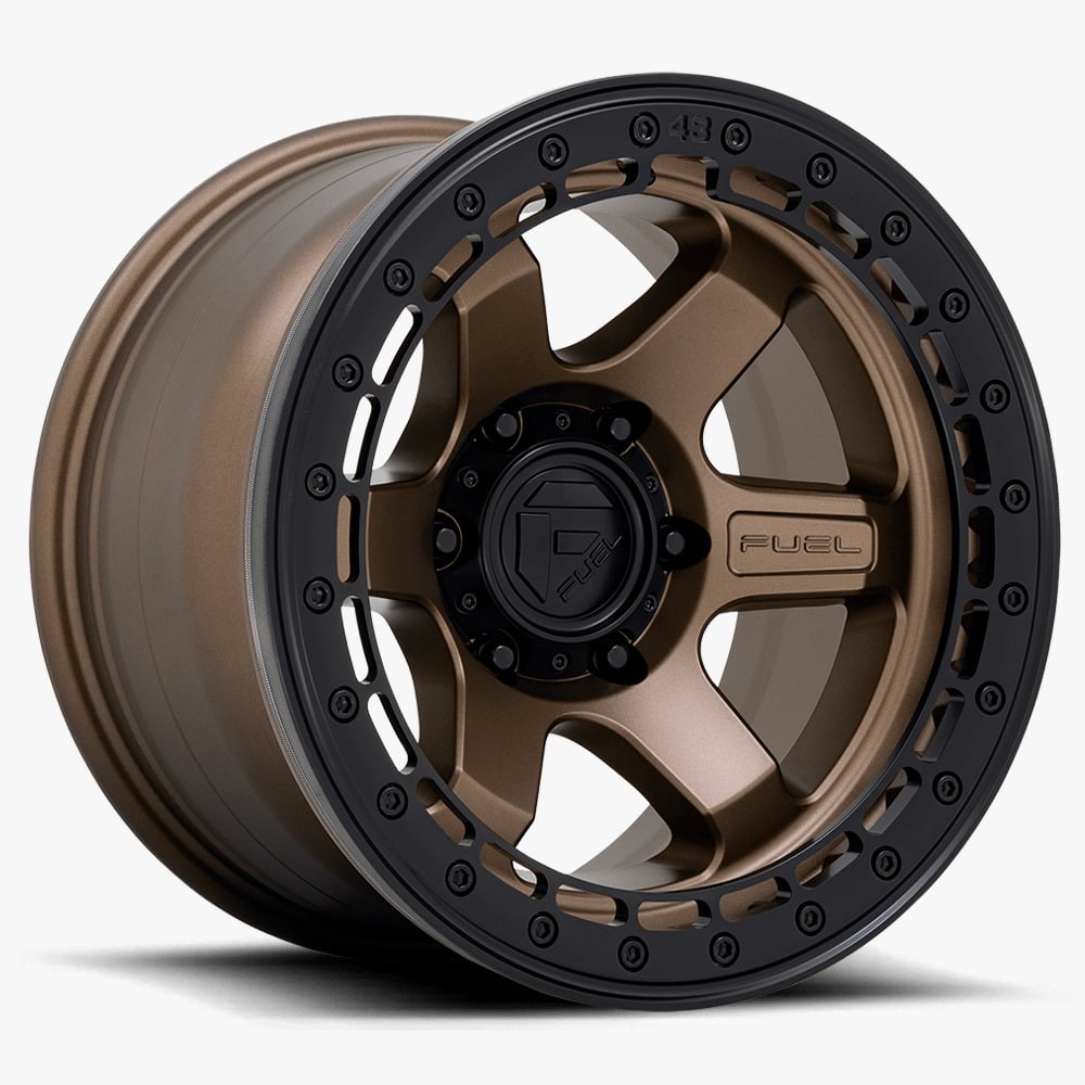 4 Llantas Fuel Block D751 Bronze 17x9" 6x139,7