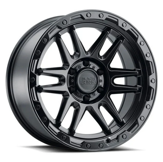 4 Llantas Black Rhino Apache Matte Black 17x8,5" 6x114,3
