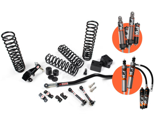 Kit de levante JKS 2,5" con amortiguadores Fox 2.5 DSC Elite Series Jeep Wrangler JK (08-18)