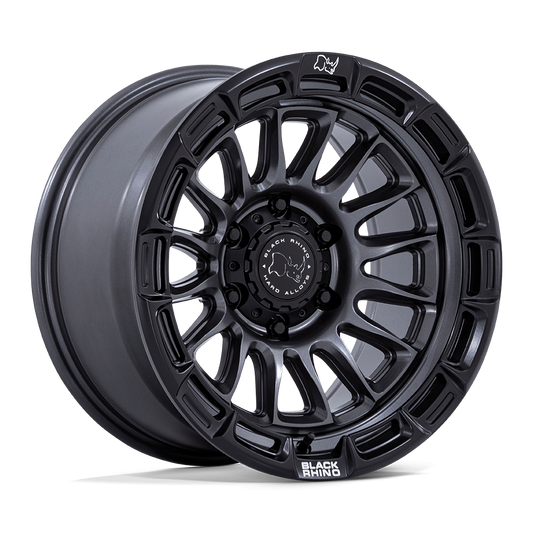 4 Llantas Black Rhino Rival Matte GunMetal w/ Matte Black Lip 17x9" 6x139,7