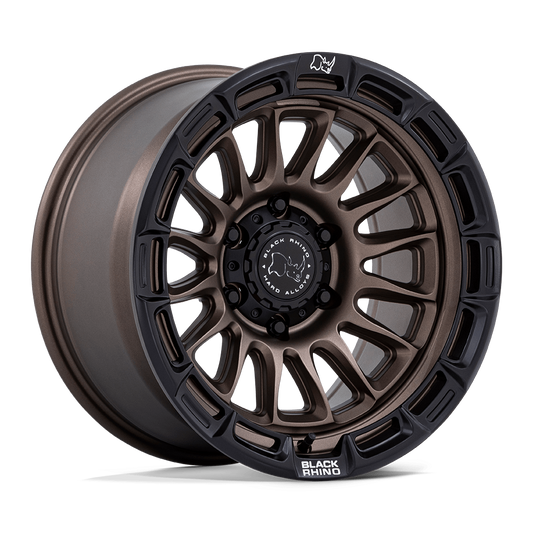 4 Llantas Black Rhino Rival Burnt Bronze w/ Matte Black Lip 17x8,5" 6x139,7