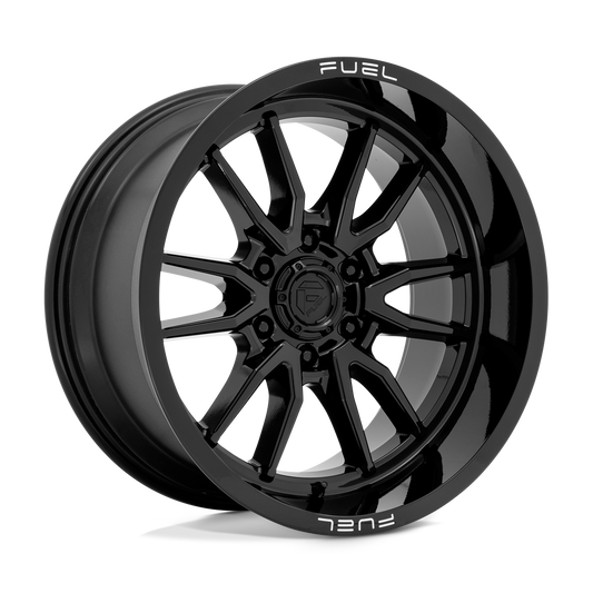 4 Llantas Fuel Clash 6 D760 Black 17x9" 6x139,7