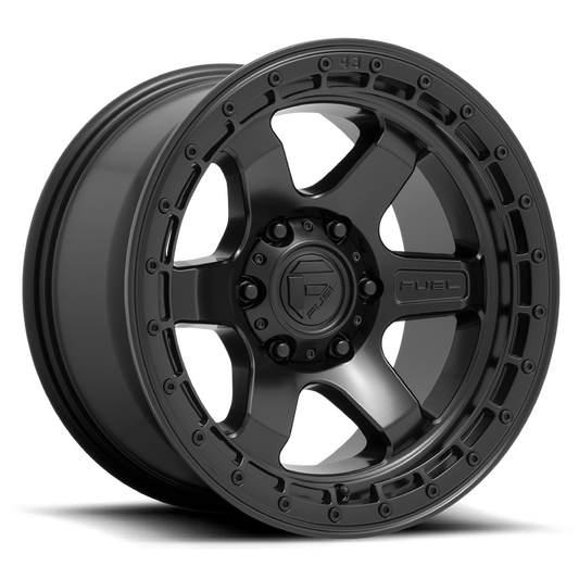 4 Llantas Fuel Block D750 Black 17x9" 6x139,7