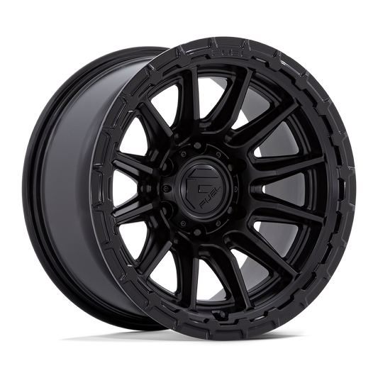 4 Llantas Fuel Piston FC866MX Black 17x9" 6x139,7