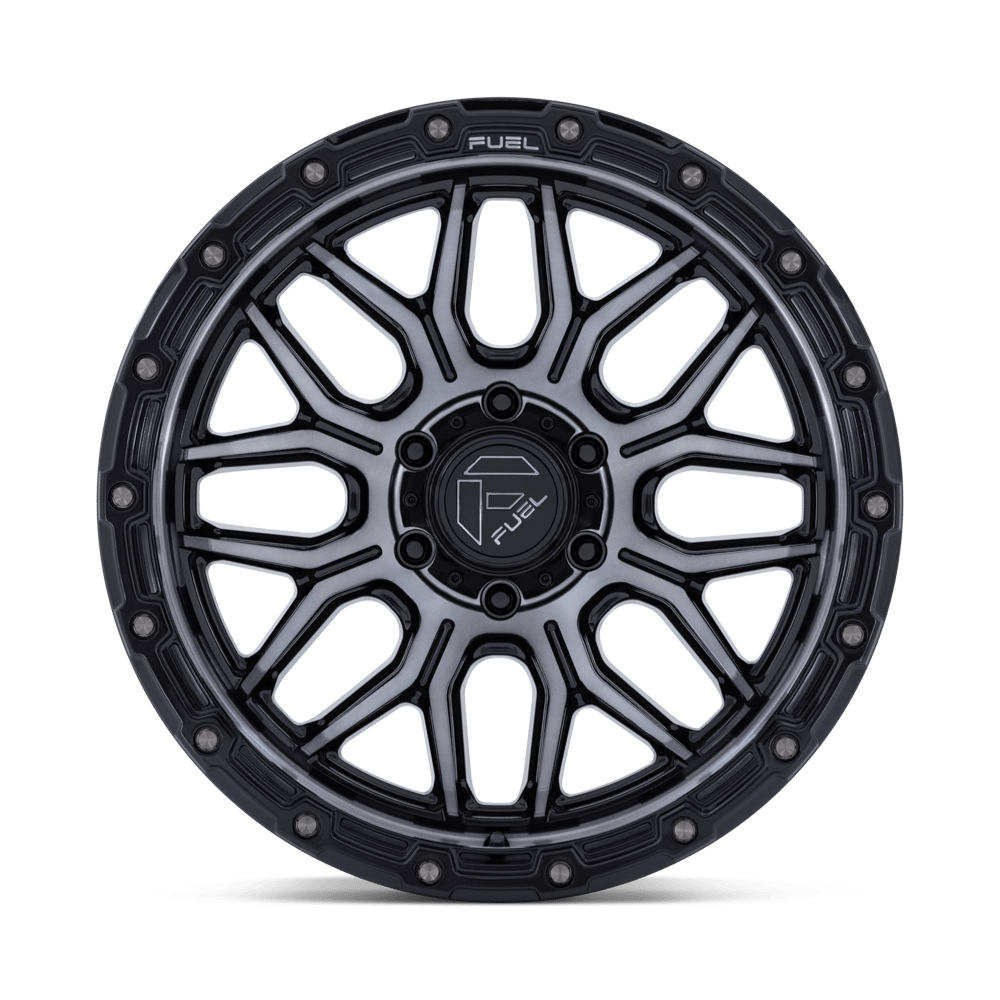 4 Llantas Fuel Surge FC881BT Gloss Black Machined w/DTCC 17x9" 6x139,7