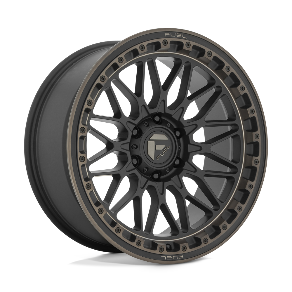 4 Llantas Fuel Trigger D759 Matte Black w/ Dark Tint 17x9" 6x139,7