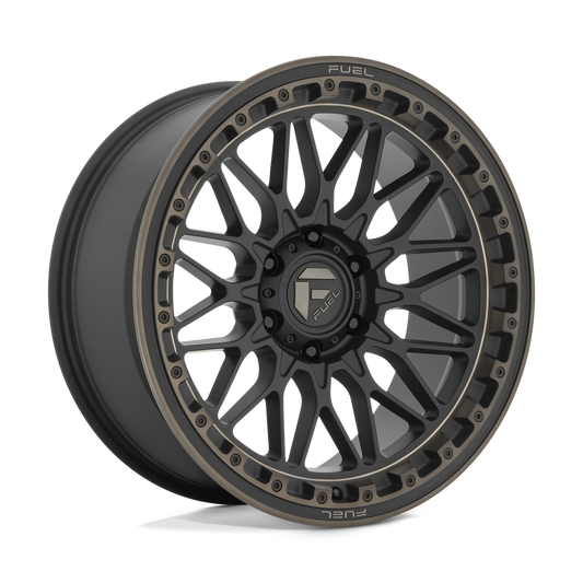 4 Llantas Fuel Trigger D759 Matte Black w/ Dark Tint 17x9" 6x139,7
