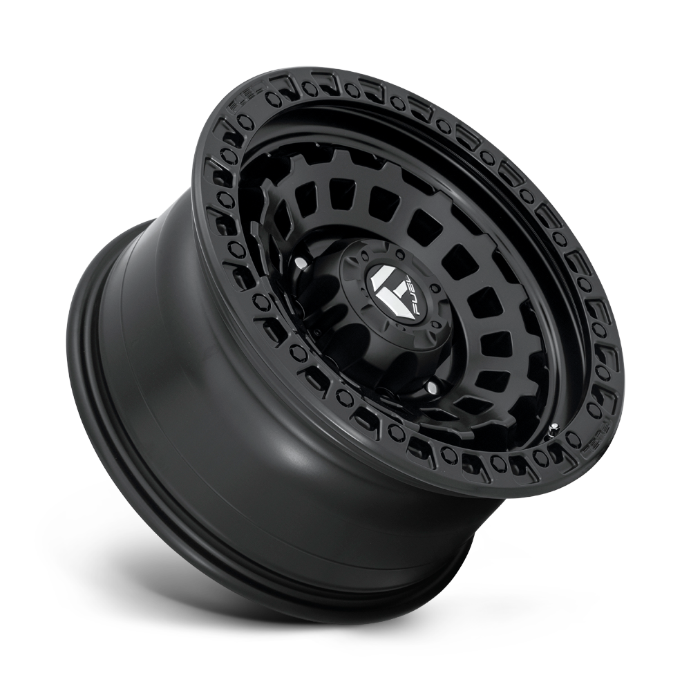 4 Llantas Fuel Zephir D633 Matte Black 17x9" 8x165