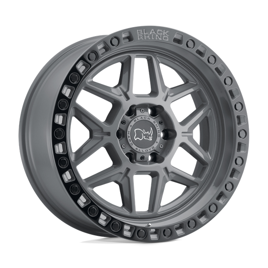 4 Llantas Black Rhino Kelso BattleShip Gray w/ Black 17x9" 6x139,7