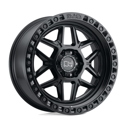 4 Llantas Black Rhino Kelso Matte Black 17x9" 5x127