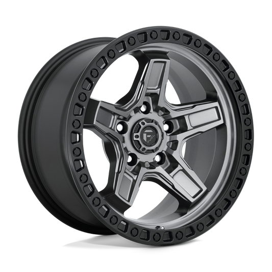4 Llantas Fuel Kicker D698 Gray 17x9" 5x127