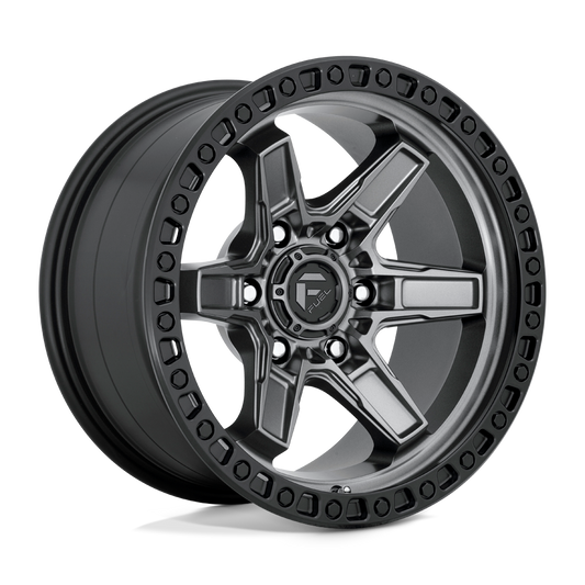 4 Llantas Fuel Kicker D698 Gray 17x9" 6x139,7