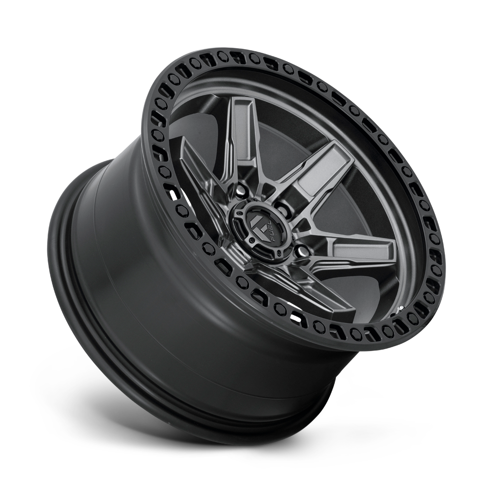 4 Llantas Fuel Kicker D698 Gray 17x9" 6x139,7