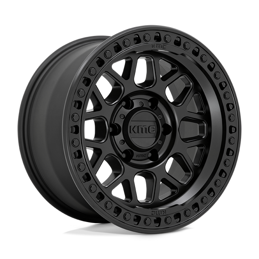 4 Llantas KMC KM549 GRS Satin Black 17x9" 6x139,7