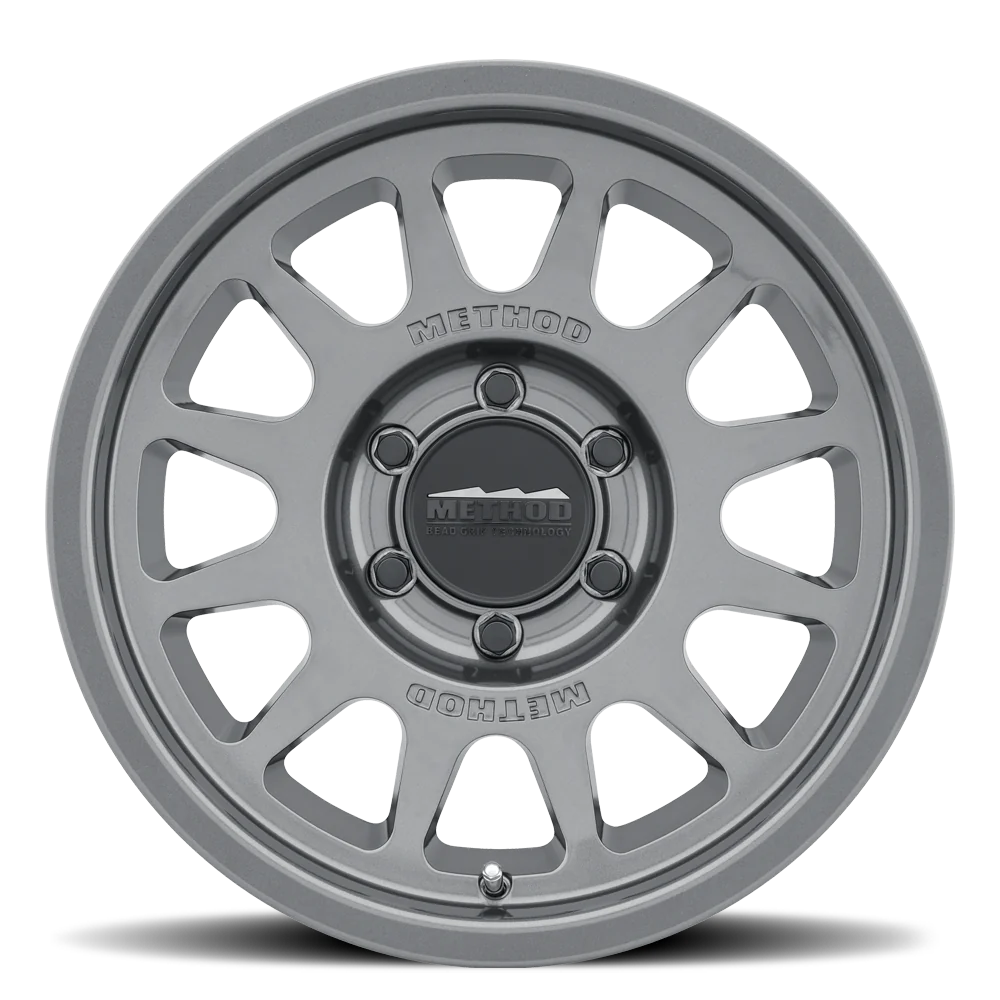4 Llantas Method MR703 BeadGrip Gloss Titanium 17x9" 6x139,7