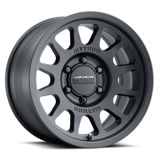 4 Llantas Method MR703 BeadGrip Matte Black 17x9" 6x139,7