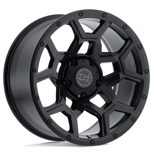 4 Llantas Black Rhino Overland Matte Black 17x8" 5x120