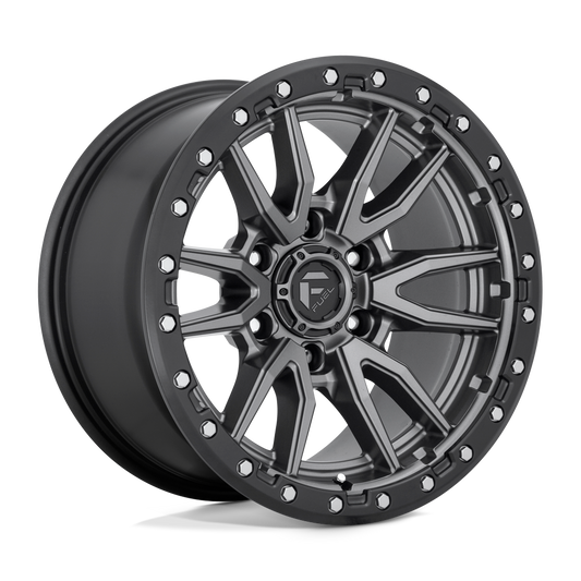 4 Llantas Fuel Rebel D680 Gray 20x9" 6x139,7