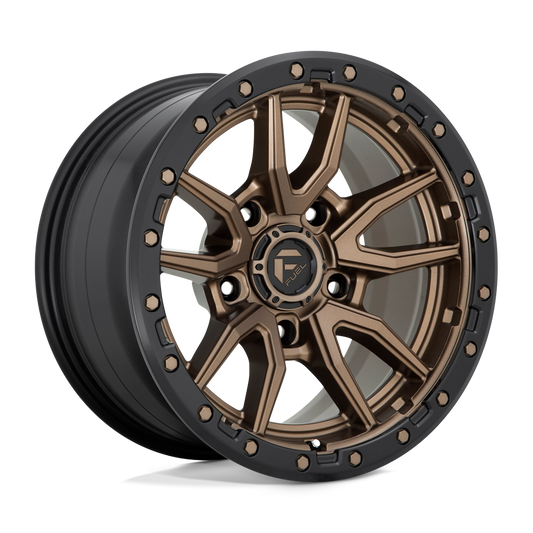 4 Llantas Fuel Rebel D681 Bronze 17x9" 5x127