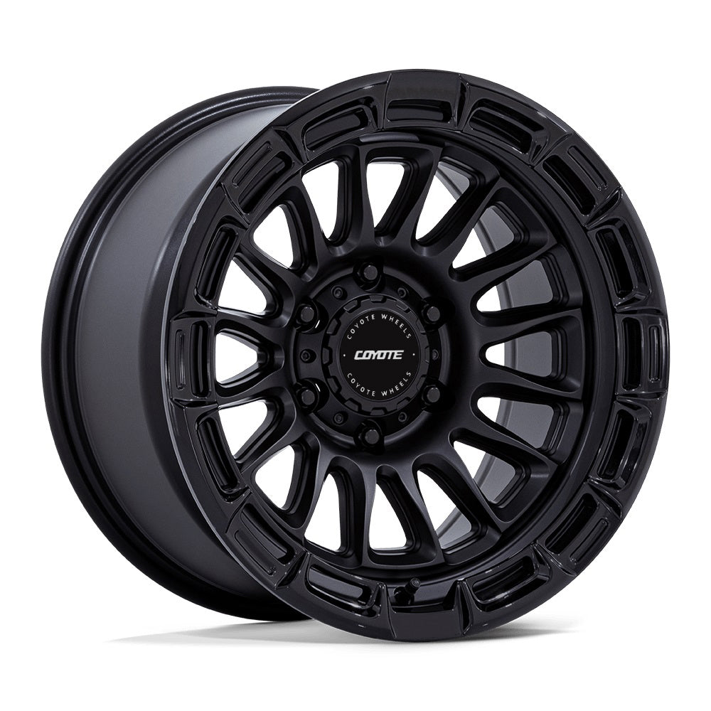 4 Llantas Coyote Denali Matte Black 17x9" 6x130