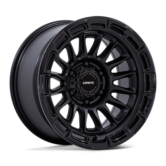 4 Llantas Coyote Denali Matte Black 17x9" 6x114