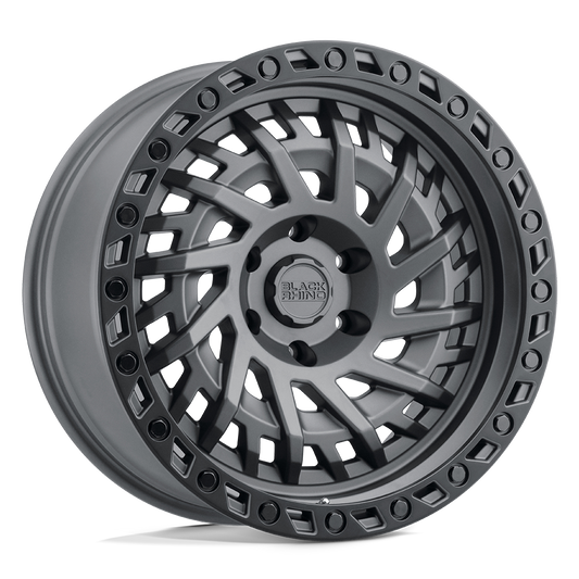 4 Llantas Black Rhino Shredder Matte GunMetal 17x9" 6x139,7