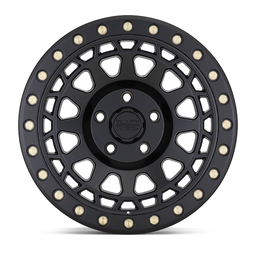 4 Llantas Black Rhino Primm Matte Black Brass Bolts 17x9" 6x139,7