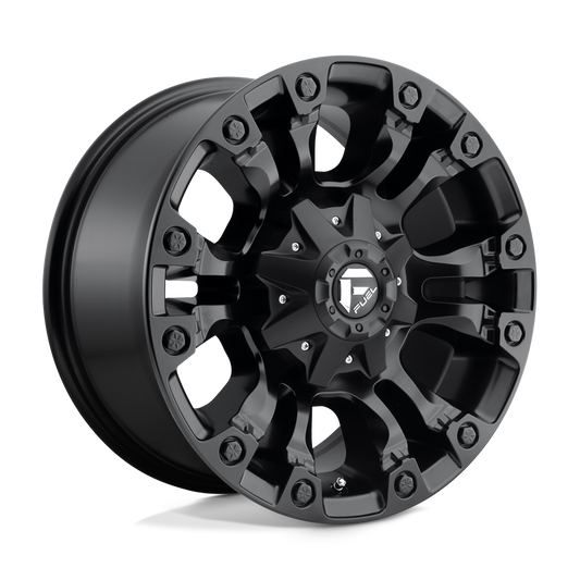 4 Llantas Fuel Vapor D560 Black 20x9" 6x135