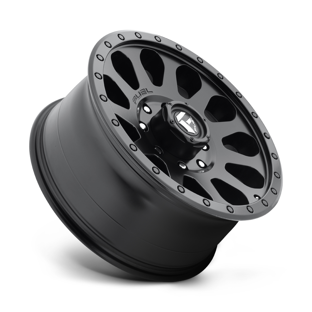 4 Llantas Fuel Vector D579 Matte Black 17x8.5" 5x120